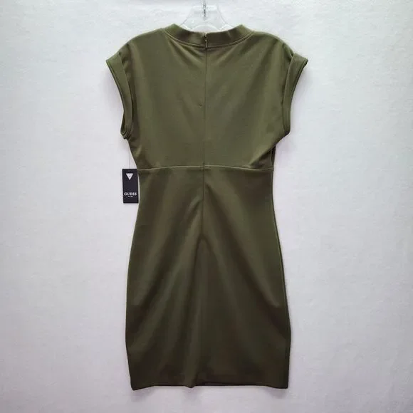 Guess Olive Green Midi Dress - Picture 3 of 13